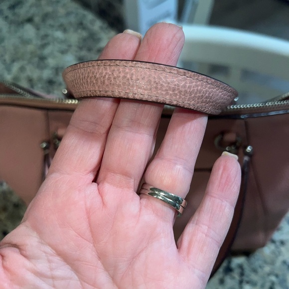 Coach Pink Leather Women's Bag- pre loved - good condition. - Picture 6 of 6